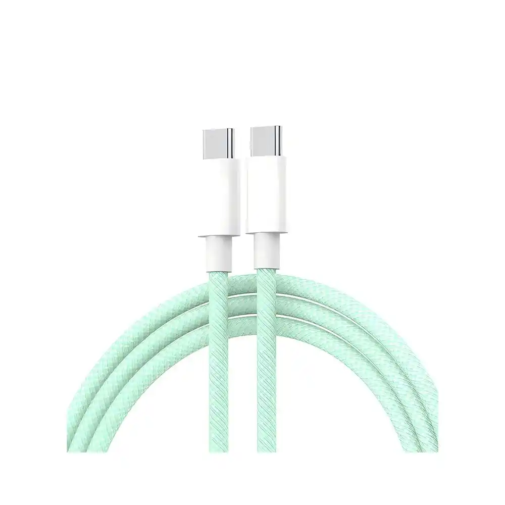 لافينتو (MP35G) كابل من USB-C الي USB-C بقوة 60 وات طوله 1.2 متر - أخضر