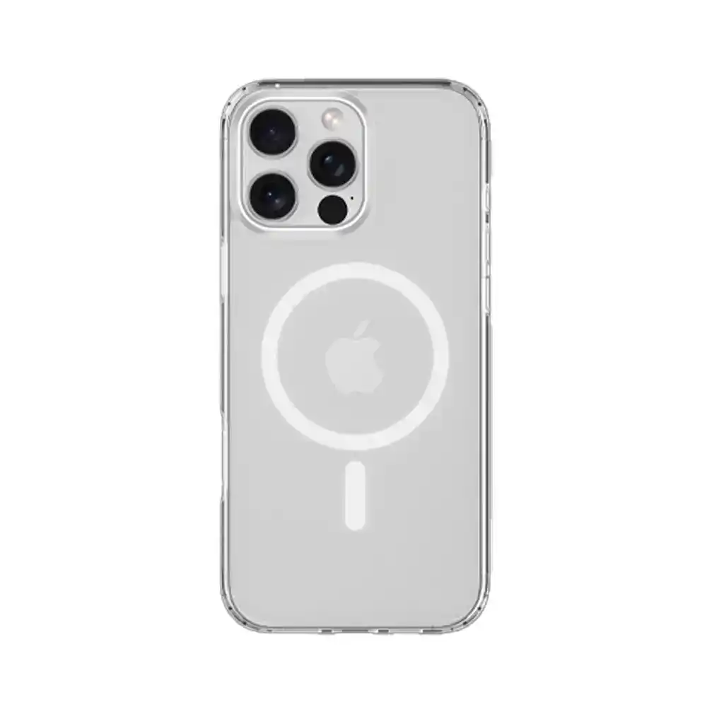ديفيا Pure جراب ظهر لهاتف أيفون 16 برو ماكس شفاف مغناطيسي Shockproof (6.7) - شفاف