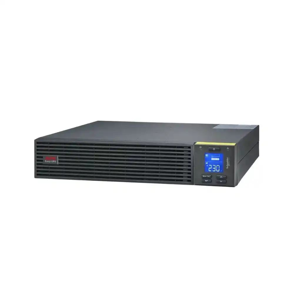 ايه بي سي مزود طاقة غير منقطع 3 كيلو فولت أمبير / 2700 وات – Rackmount بحجم 2U – 230 فولت – 6 مخارج IEC C13 + مخرج IEC C19 – موديل  SRV3KRIRK-E