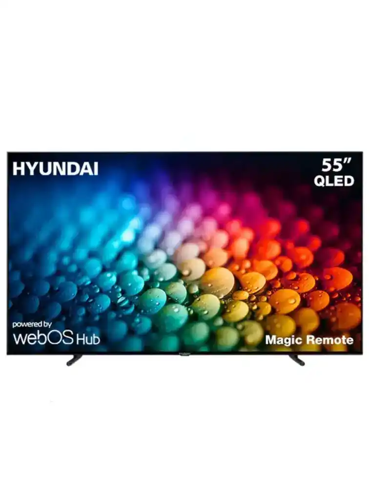 هيونداى تليفزيون 55 بوصة QLED WebOS 4K سمارت - بدون اطار - L55HYNDA750
