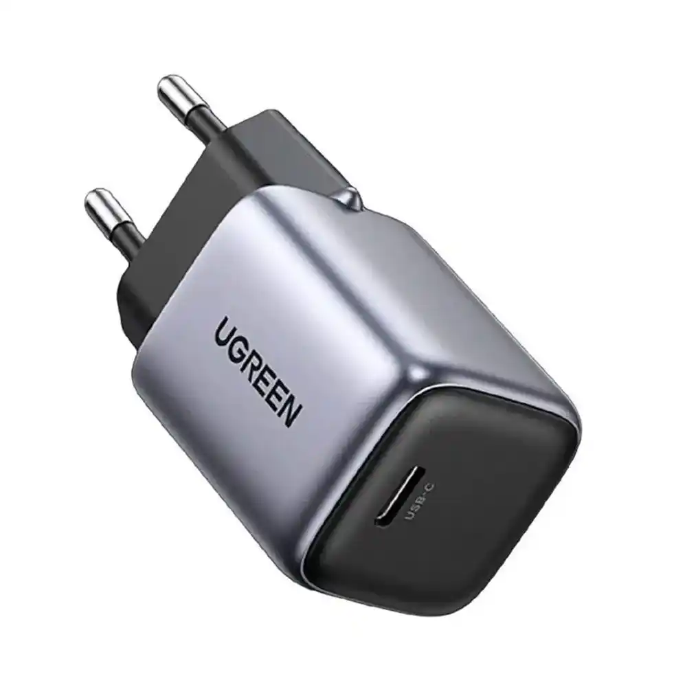 يوجرين شاحن سريع بقوة 30 وات USB-C موديل Nexode - رمادي