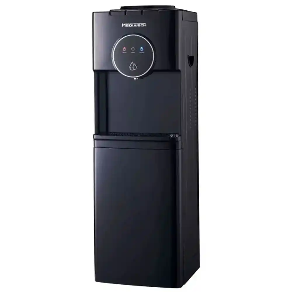 ميديا تيك مبرد مياه مع ثلاجة 3 حنفية - اسود - MT-WD2587R