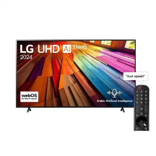 ال جي تليفزيون 43 بوصة 4K UHD LED سمارت مع ماجيك ريموت - webOS24 - موديل 43UT80006LA (2024)