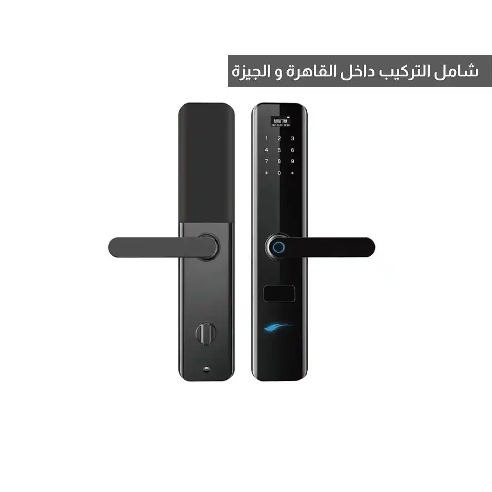 ليزن قفل باب سمارت مع بصمه اصبع - اسود - موديل K1