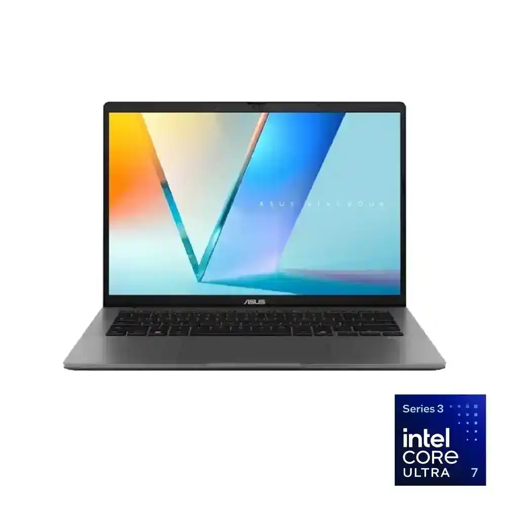 اسوس فيفو بوك S14 S3407AA-SF117W لاب توب - انتل® كور™ الترا 7-355 - رامات 16 جيجا بايت - هارد ديسك 1 تيرا بايت SSD - جرافيك Intel® Graphics - شاشه 14" WUXGA OLED بوصه 60 هرتز - ويندوز 11 - رمادي