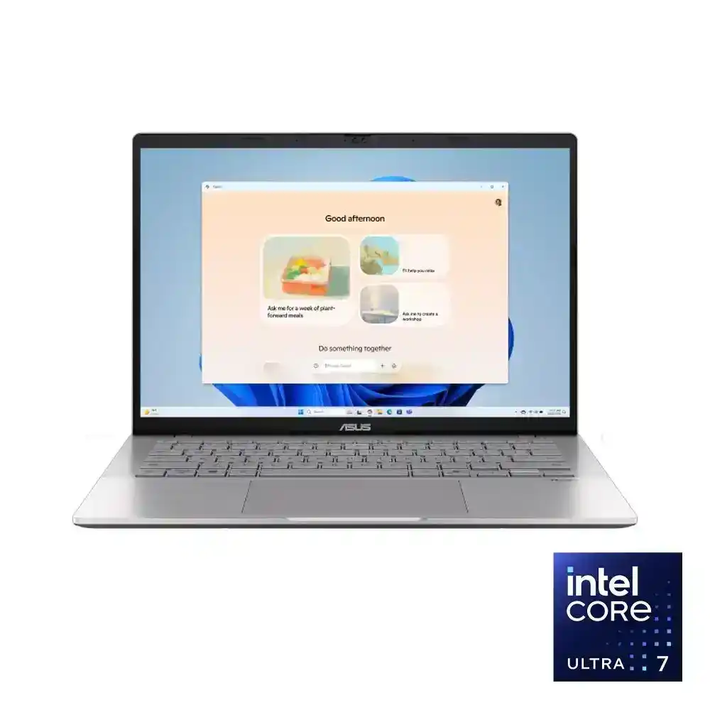 اسوس فيفو بوك S14 S3407CA-LY007W لاب توب - انتل® كور™ الترا 7-255H - رامات 16 جيجا بايت - هارد ديسك 1 تيرا بايت SSD - جرافيك Intel® Arc™ Graphics - شاشه 14" WUXGA بوصه 60 هرتز - ويندوز 11 - فضي