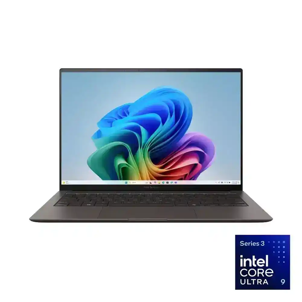 اسوس Zenbook S14 UX5406AA-SW319W لاب توب - انتل® كور™ الترا 9-386H - رامات 32 جيجا بايت - هارد ديسك 1 تيرا بايت SSD - جرافيك Intel® Graphics - شاشه 14" 3K OLED بوصه 120 هرتز - ويندوز 11 - رمادي