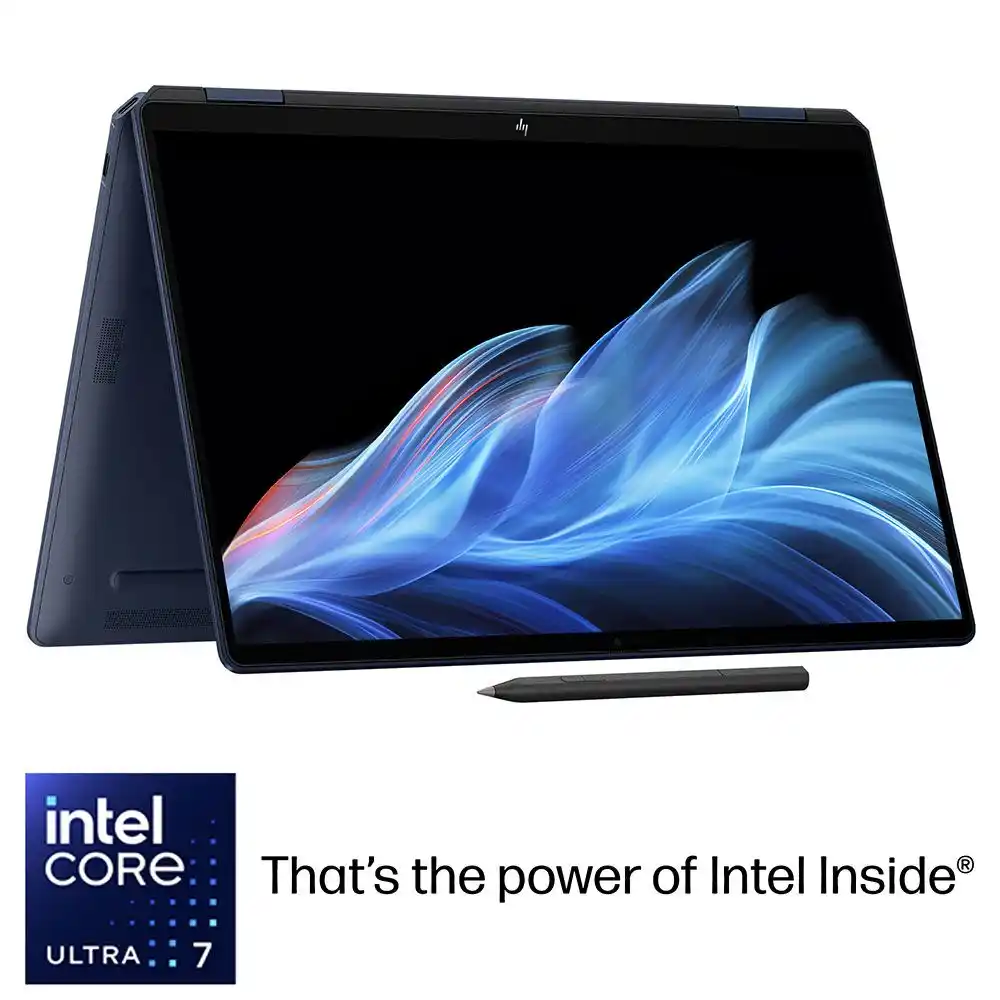 اتش بي OmniBook Ultra Flip 14-fh0015ne لاب توب - انتل® كور™ الترا 7-258V - رامات 32 جيجا بايت - هارد ديسك 1 تيرا بايت SSD - جرافيك Intel® Arc™ Graphics - شاشه 14. 2.8K OLED تاتش 120 هرتز - ويندوز 11 - ازرق