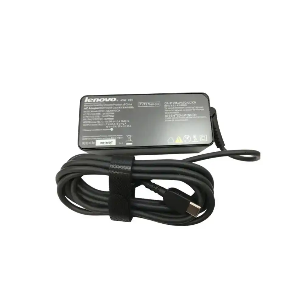 لينوفو شاحن لاب توب محمول لينوفو 45 وات - 2.25 أمبير - 20 فولت - منفذ USB-C - موديل 4X20M26252