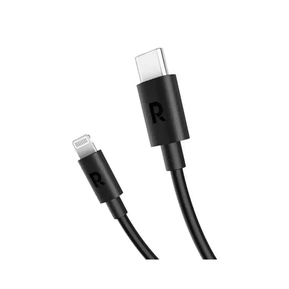 راف باور كابل من USB C إلي Lightning طوله 2 متر Offline موديل RP-CB1020 - أسود