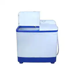 هامبورج غسالة ملابس نصف أوتوماتيك 2 حلة 10 كيلو أبيض - WASH-HWT12000W