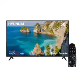 شاشة هيونداي 50 بوصة سمارت 60 هرتز 4K ريسيفر داخلي  - L50HYNDA650