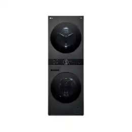 FWT1310PB1 - إل جي غسالة ملابس 13 كيلو مع مجفف 10 كيلو تحميل أمامي انفرتر ذكي مع بخار 1400 لفة أسود