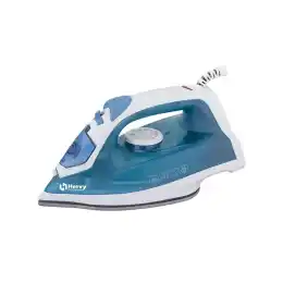 Hervy Steam Iron With Ceramic Base 2000 Watt Blue - IKE001