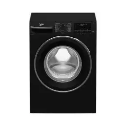 غسالة ملابس بيكو تحميل أمامي 10 كيلو انفرتر و غسيل بالبخار أسود - B3WFU501040BCI