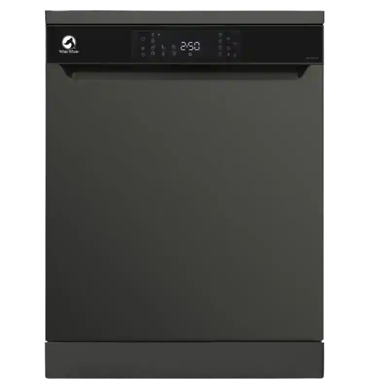 غسالة اطباق وايت ويل- 15 فراد- 9 برامج - شاشه ديجيتال- أسود - DW1595VB