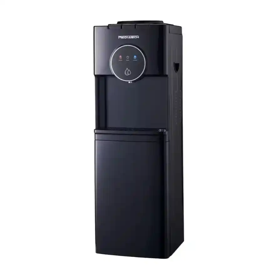 مبرد مياه بثلاجة ميديا تك، 3 حنفية، تحميل علوي، CHILLO-MT-WD2587R - أسود