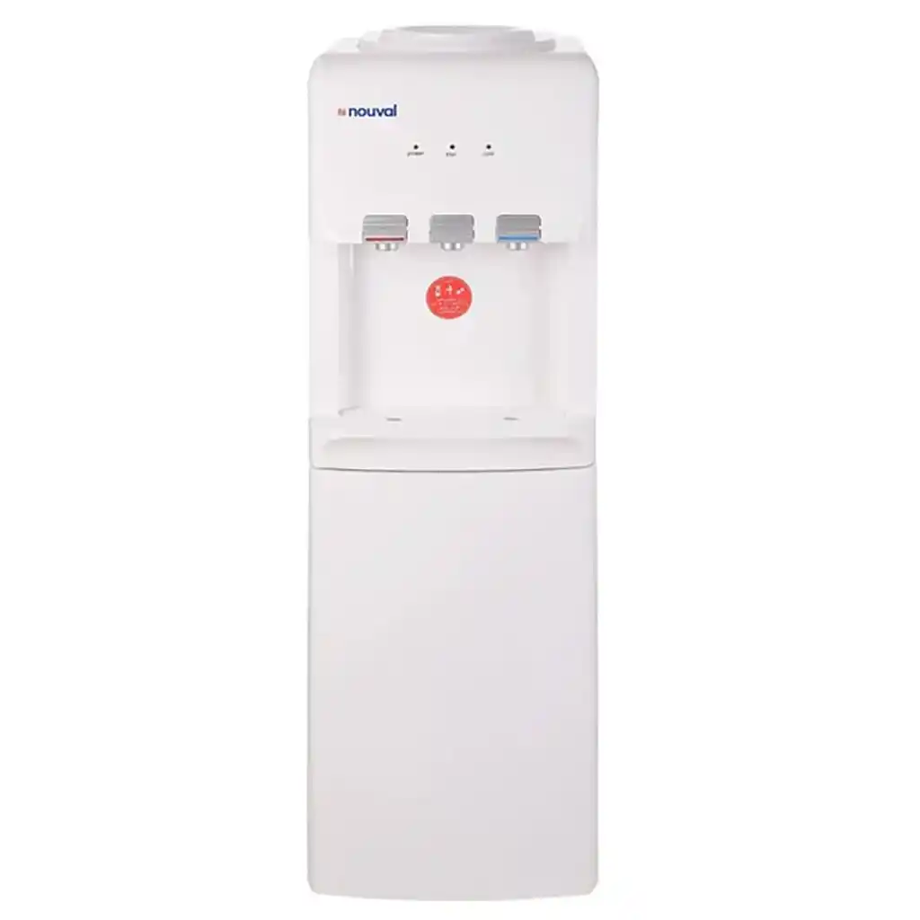 مبرد مياة نوفال، 3 حنفية، بارد/ساخن/وسط، تحميل علوي، WD55-01N - ابيض