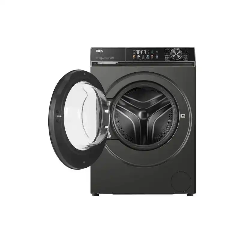 غسالة ملابس أوتوماتيك هاير، 10 كيلو، انفرتر، HW100-BP14337S8 - فضي داكن