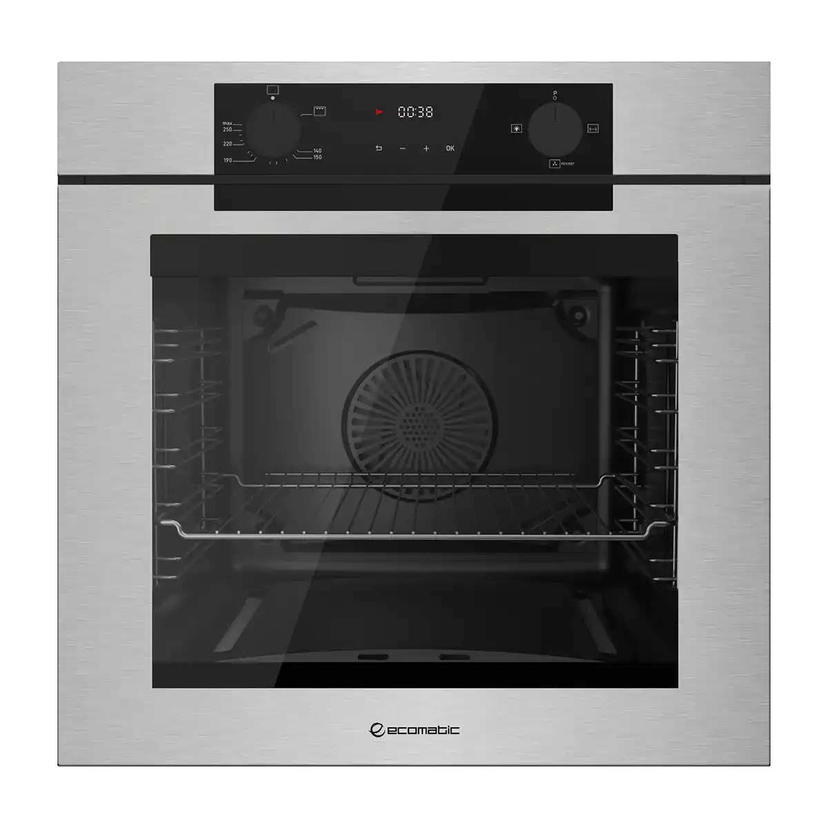 فرن غاز بلت ان ايكوماتيك، 60 سم، 83 لتر، G6604 PROXX - فضي