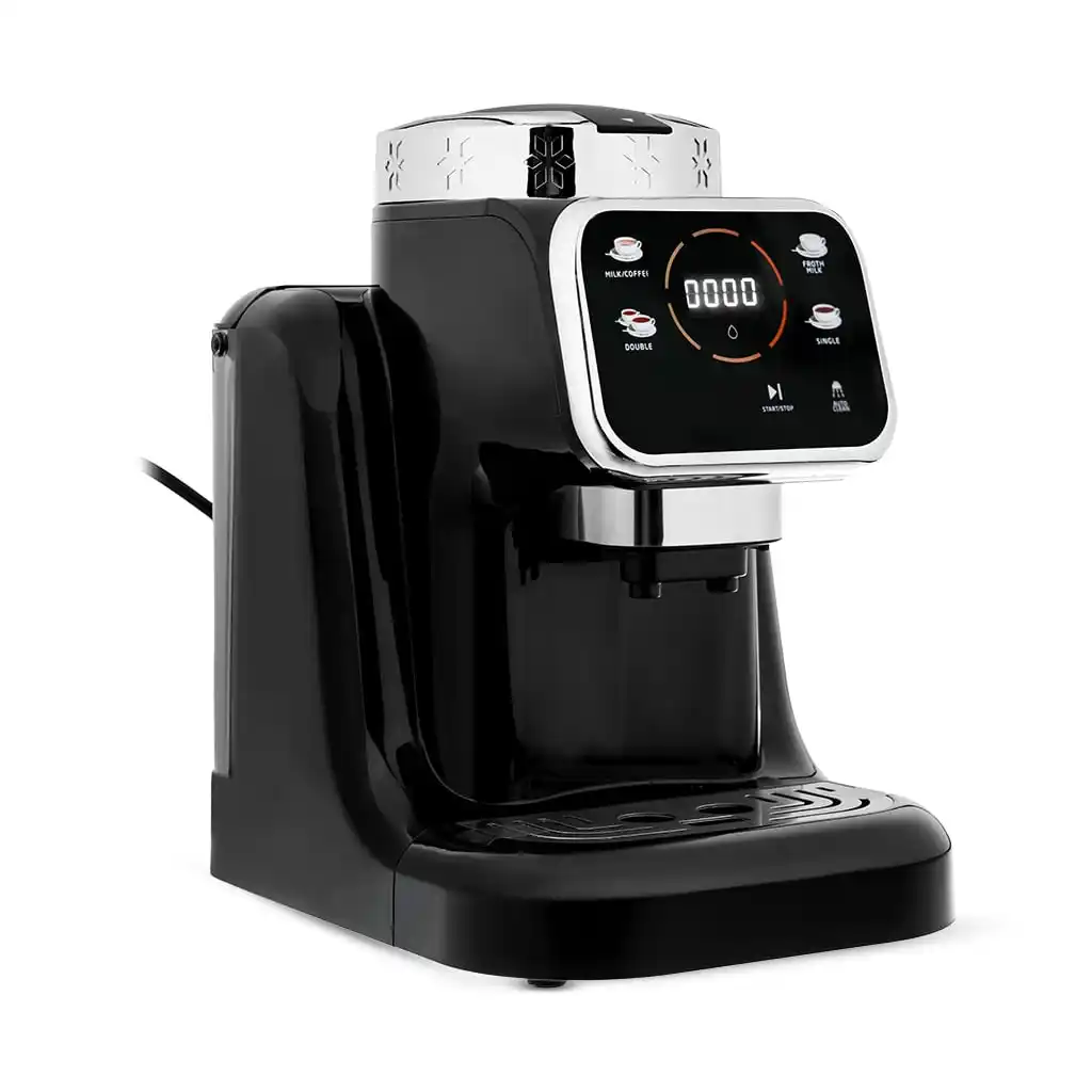 ماكينة قهوة بلاك اند وايت، 700 وات، CM-600 - أسود فضي