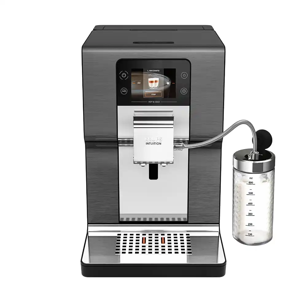 ماكينة قهوة كروبس، 1.7 لتر، 1450 وات، EA879NE0 - رمادي غامق اسود