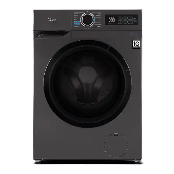 غسالة ملابس فول أوتوماتيك ميديا، 8 كيلو، MF110W80B/TT - رمادي غامق