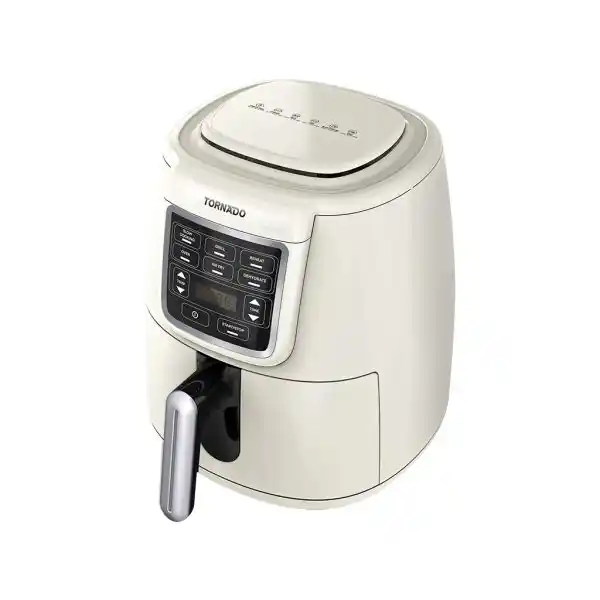 قلاية هوائية ديجيتال تورنيدو، 4 لتر، 1550 وات، THF-1554D-XL-CS - كريمي فضي