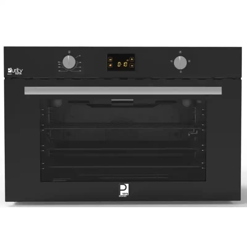فرن غاز بلت ان بشواية كهربائية ستانلس ستيل بيورتي، 90 سم، KPT907GGD GBL - أسود