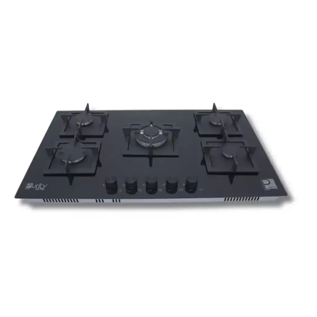 مسطح غاز بيلت ان بيورتي، 5 شعلة، 90 سم، HPT915G - اسود