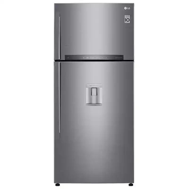 ثلاجة ال جى 546 لتر بالحنفية لون سيلفر GN-F722HLHL