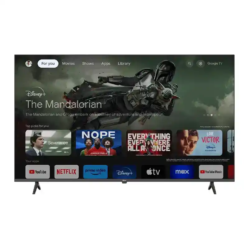 تلفزيون LED سمارت هاير 50 بوصة بدقة 4K UHD مع ريسيفر داخلي H50K80EU - برتى سنتر
