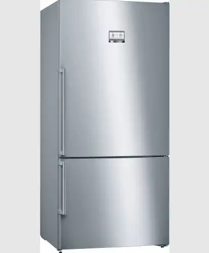 BOSCH- ثلاجة 682 لتر كومبي نوفروست فريزر سفلي- لون اينوكس- KGN86CI3E8