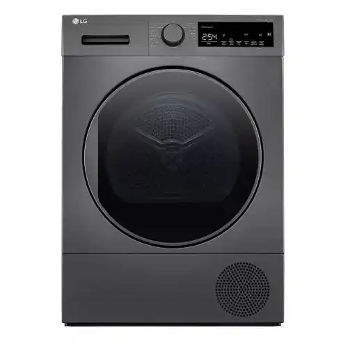 LG -مجفف حراري - 8 كجم- فضي غامق- RH80T2SP7RM