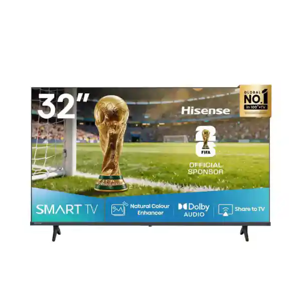 شاشة تلفزيون سمارت هايسنس مقاس32 بوصه LED، بدقة FHD - 32A4Q