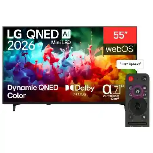 إل جي شاشة 55 بوصة QNED Mini LED QNED72 سمارت 55 QNED72B6T