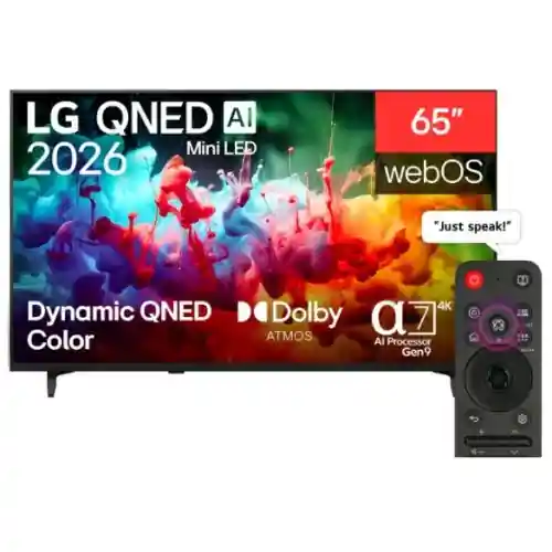 إل جي شاشة 65 بوصة QNED Mini LED QNED72 سمارت 65 QNED72B6T