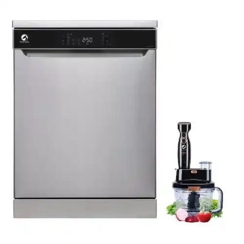 وايت ويل غساله اطباق 15 فرد ديجيتال , خلاط يدوى 2000 وات DW-1595VSS