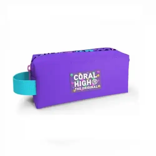 كورال هاي حقيبة أقلام للأطفال ملونة نقشة جلد الفهد CORAL-HIGH-8692182220721