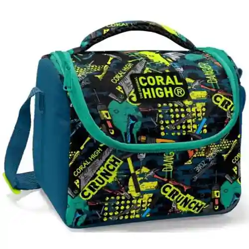 كورال هاي حقيبة غداء حرارية للأطفال بنقشة مميزة 5 لتر اللون الأسود CORAL HIGH-8692182118301