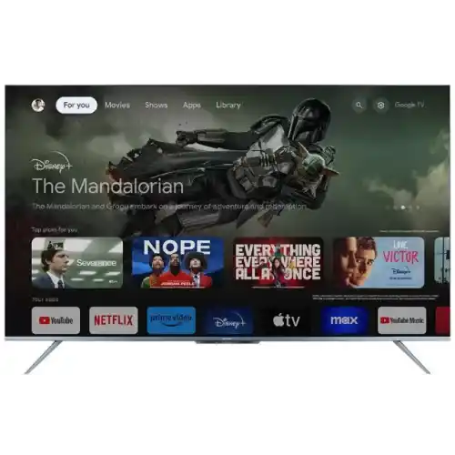 شاشة شارب 4K سمارت بدون فريم 55 بوصة ريسيفر داخلي 4T-C55FL6EX