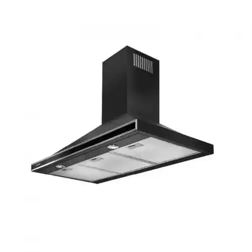هانز شفاط بلت إن 90 سم 3 سرعات بقوة 750 م3/ساعة لون أسود VR-90-BLACK