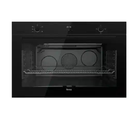 فیماس فرن بيلت ان غاز 90 سم 113 لتر ديجيتال كريستال اسود QGDMD-975DT3CS