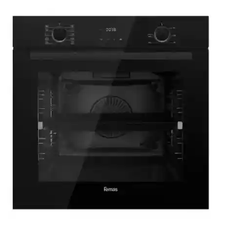 فیماس فرن بيلت ان كهرباء 60 سم 73 لتر ديجيتال كريستال اسود QXDMD662CS