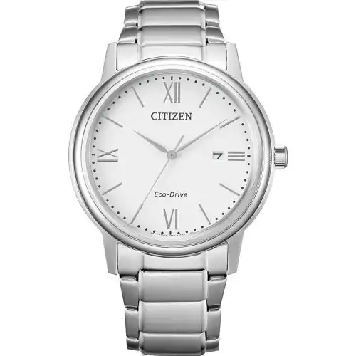 سيتيزن ساعة يد بسوار أنالوج أبيض للرجال AW1670-82A