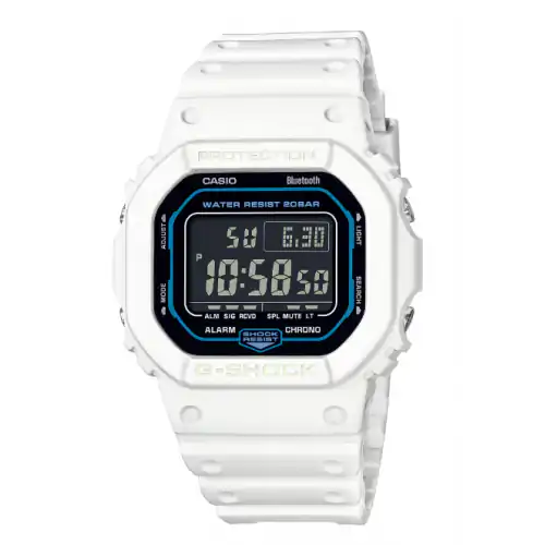 كاسيو جي شوك ساعة للرجال انالوج رقمية بسوار راتنج لون ابض DW-B5600SF-7DR