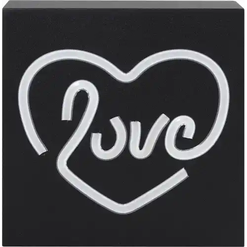 بيج بين مكبر صوت نيون بتقنية البلوتوث لاف لون أسود CBLNEONLOVESB