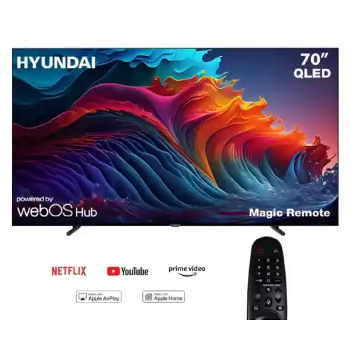 هيونداي شاشة 70 بوصة إل إي دي UHD 4K بدون فريم سمارت ماجيك ريموت WebOS L70HYNDA750