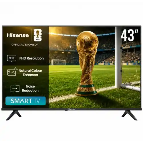 هايسنس شاشة 43 بوصة FHD بدون فريم سمارت H-43A4K