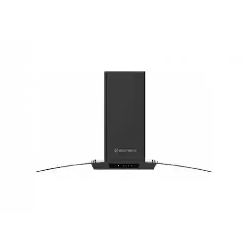 ايكوماتيك شفاط ديكور بالمدخنة 90 سم 1000 م3/ساعة 3 سرعات كريستال كرفي أسود H9210KGTBK